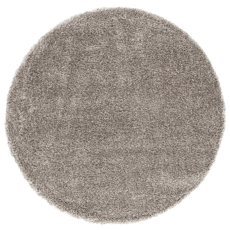 SAFAVIEH, Milan Shag Afton 2-inch Thick Area Rug - 9' Round - Grey