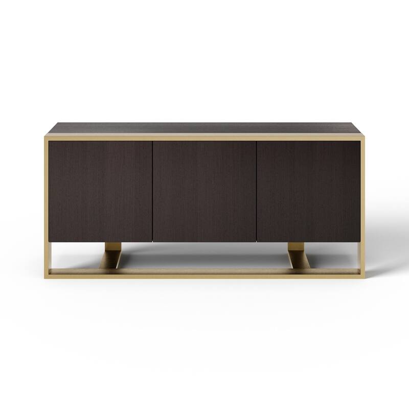 Modrest Modern Fauna Wenge and Brass Buffet