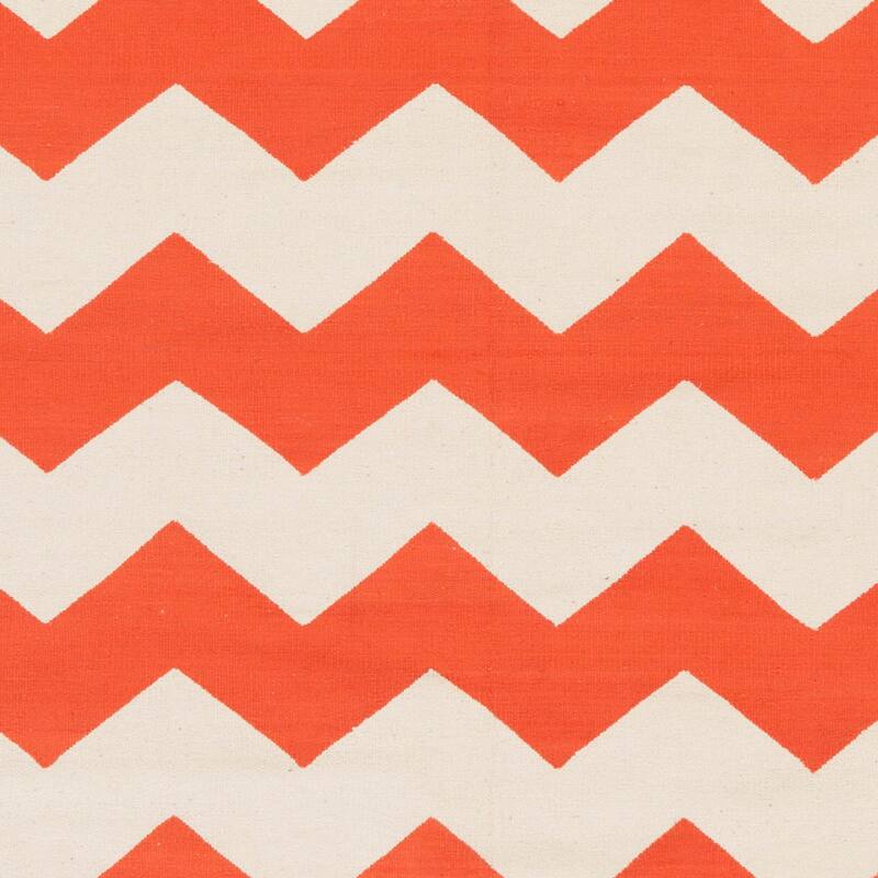 Hand-Woven Macy Chevron Cotton Rug