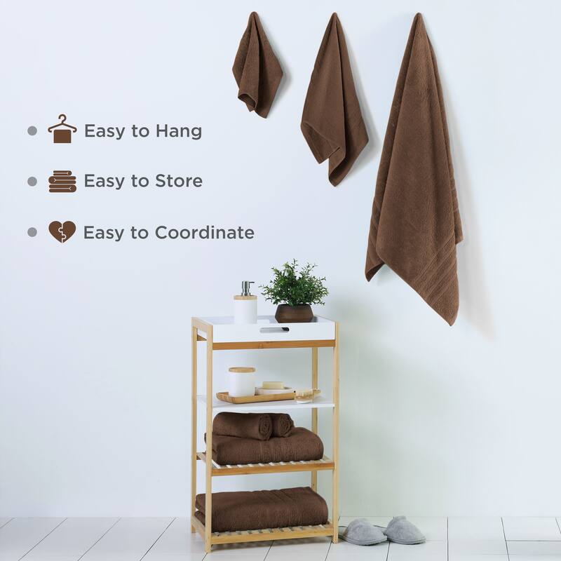 Martex Ultimate Performance Cotton Low-Lint Soft Absorbent Towel Set