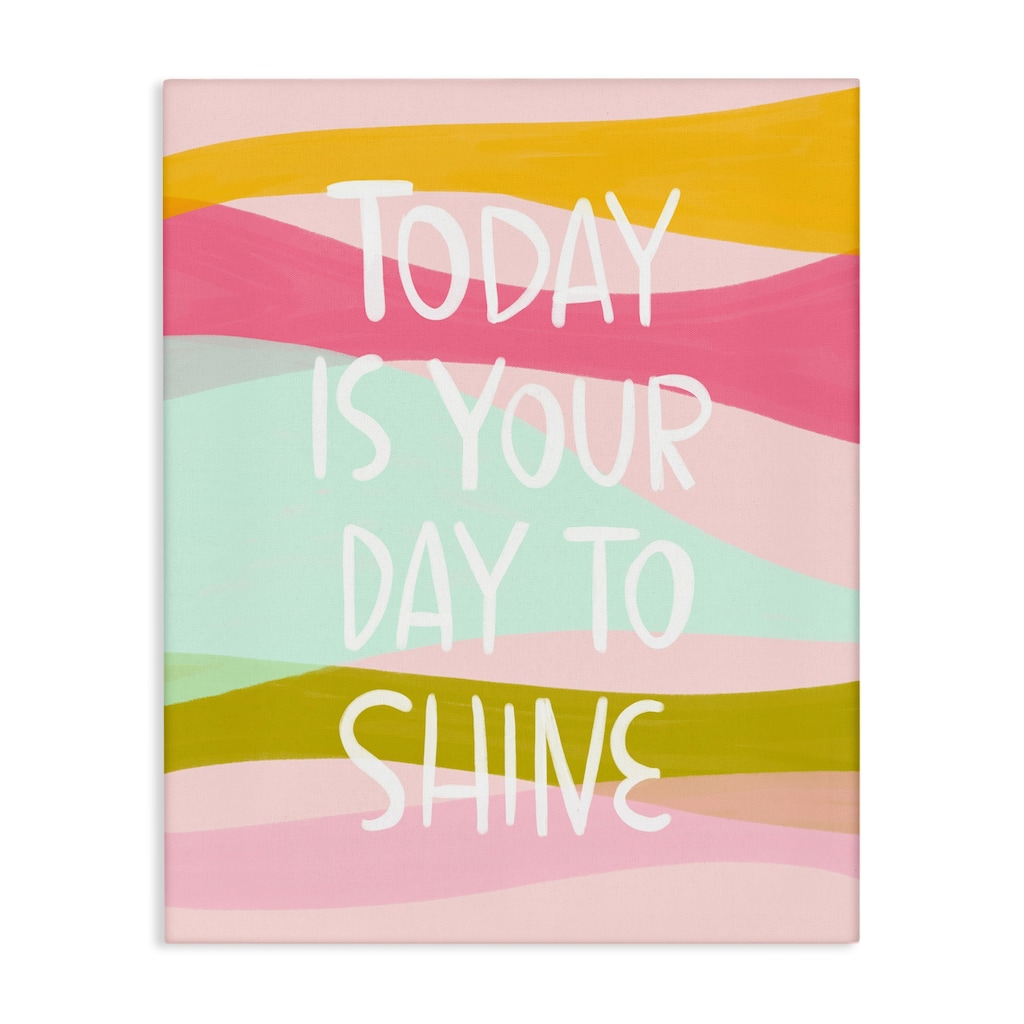 Stupell Pastel Day To Shine Canvas Wall Art Design By Mandy Ford Art + Illustration