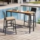 preview thumbnail 120 of 131, Crestlive Products Patio Outdoor Rectangle Bar Table Combinable Pub Table