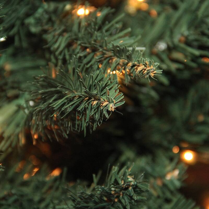 9' Pre-lit Slim Pine Artificial Christmas Tree - Clear Lights