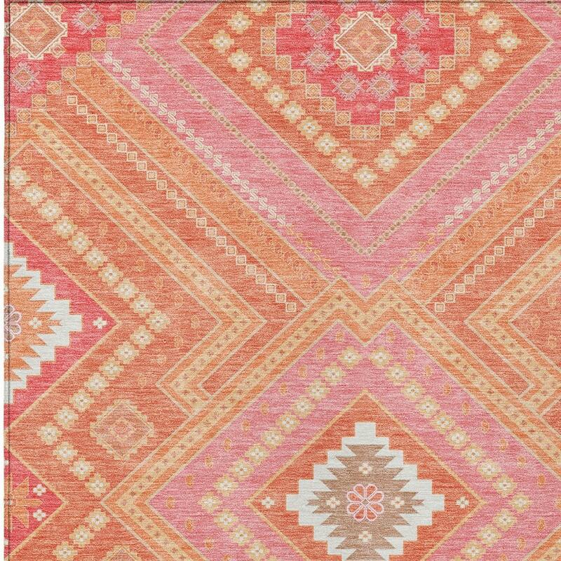 HomeRoots Tribal Transitional Rectangle Outdoor Rug