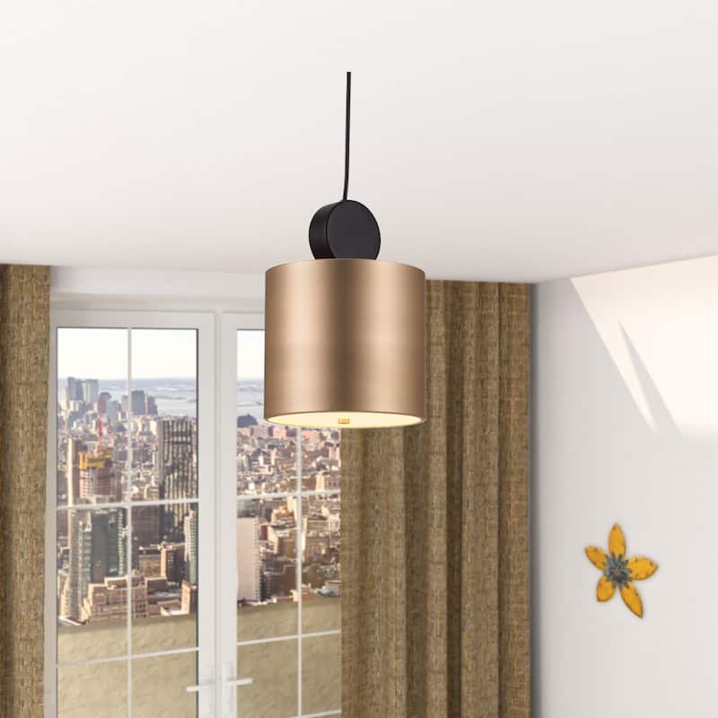 HomeRoots Gold Can Deco Lamp Gold - 9' X '13' X '9 - 9' X '13' X '9