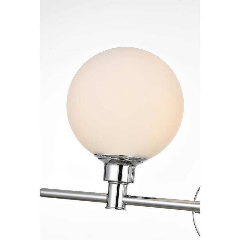 Corda 1 Light Black and Frosted White Bath Sconce