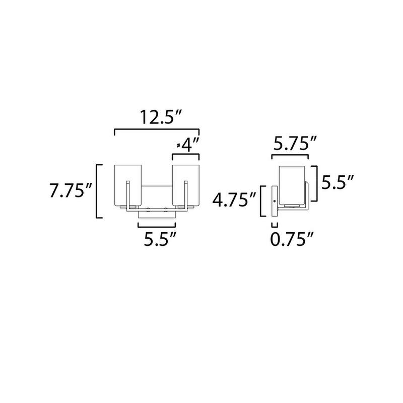 Maxim 21282 Dart 2 Light 13" Wide Vanity Light