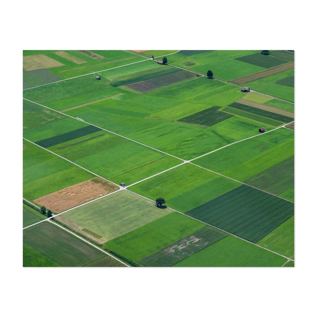 G rbetal Kaufdorf Canton of Bern Switzerland Aerial Art Print/Poster