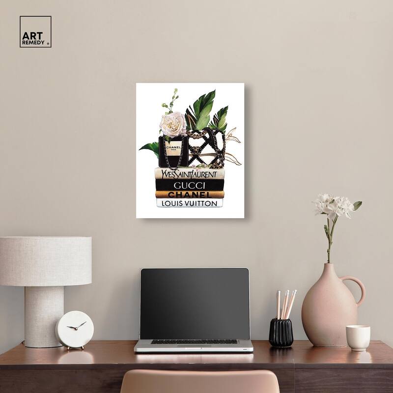 Luxury Stack Details Canvas by Art Remedy, Gallery Wrapped