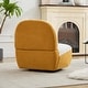 preview thumbnail 37 of 39, Chenille Color Blocking Swivel Chair