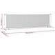 preview thumbnail 8 of 19, vidaXL Portable Tennis Net Pickleball Volleyball Net Black and Red Polyester