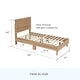 preview thumbnail 16 of 46, Brookside Mabel Shiplap Platform Bed Frame with Headboard