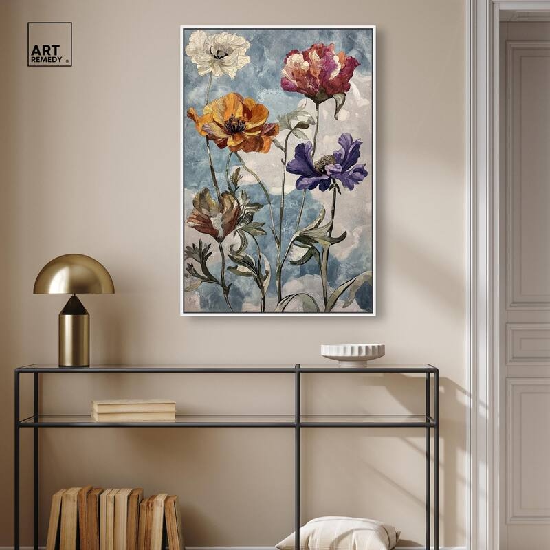 Hued Blossom II Canvas by Art Remedy
