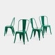 preview thumbnail 49 of 116, Industrial Metal 18 Inch Stackable Dining Chair Set