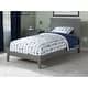 preview thumbnail 63 of 66, Nantucket Twin XL Foundation Bed in Light Toffee Grey - Twin