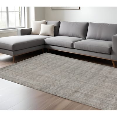 HomeRoots Abstract Transitional Rectangle Area Rug