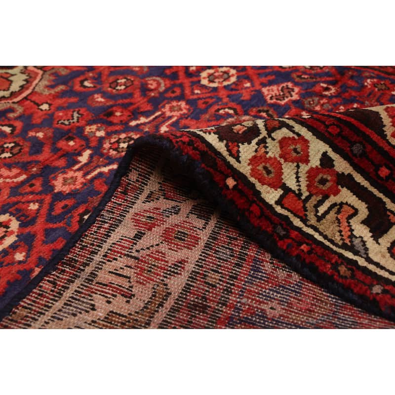 ECARPETGALLERY Hand-knotted Andelz Navy Wool Rug - 3'4 x 9'10