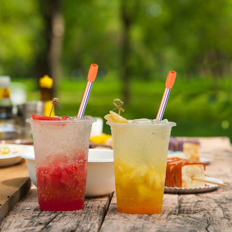 6pcs Silicone Straw Tips for 1/2 Inch OD Steel Straws
