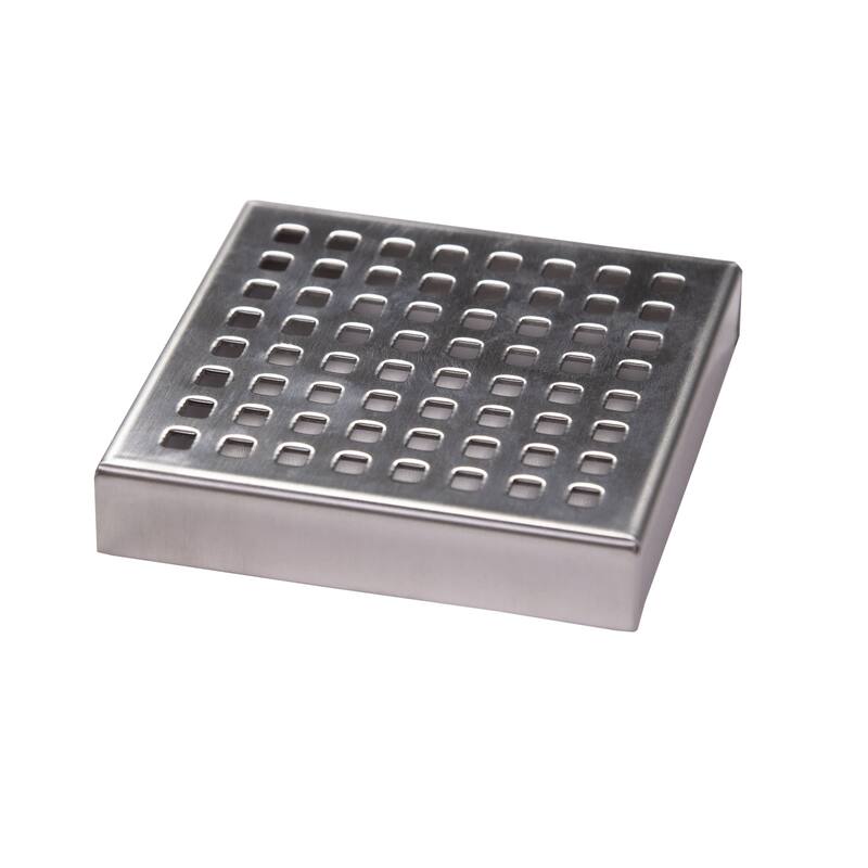 Design House 542852 4" Square Shower Drain