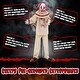 preview thumbnail 4 of 4, 5 FT Grins Animatronic Killer Clown Halloween Decoration w/ Red Eyes