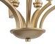 preview thumbnail 14 of 17, Mid-Century Modern Gold Chandelier Geometric Light for Kitchen Island