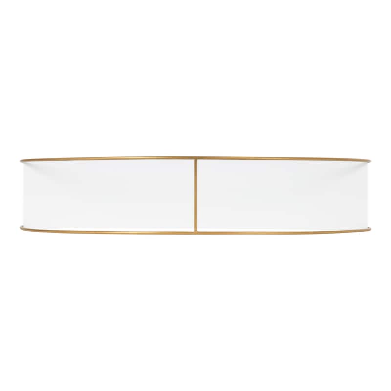 Kate and Laurel Delmar Mid-century Modern Wall Shelf