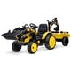 preview thumbnail 15 of 27, 3 in 1 Ride on Tractor, Excavator & Bulldozer Orange