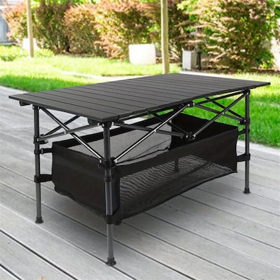Adjustable - height Folding Table
