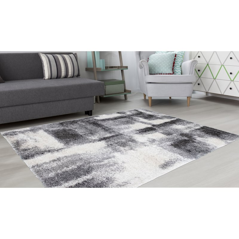Noori Rug Lux Walsh Abstract Modern 2-inch Thick Shag Rug