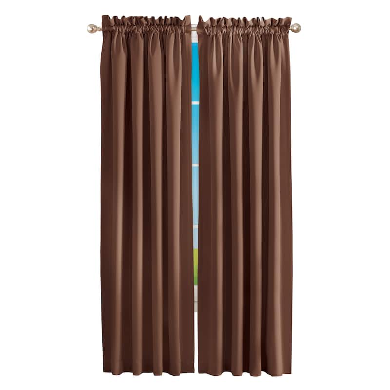 Madison Room-Darkening Solid Color Curtains