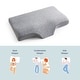 preview thumbnail 5 of 4, 2 Pack Cervical Memory Foam Contour Bed Pillows, Ergonomic Neck Support Pillows for Side Sleepers, Back and Stomach Sleepers