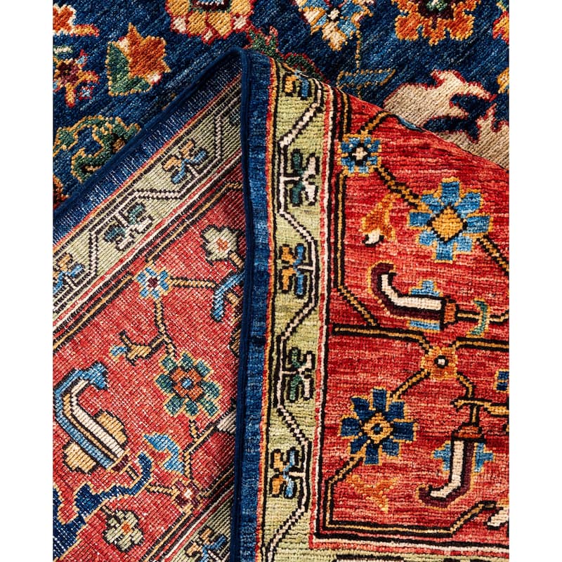 Serapi One-of-a-Kind Hand-Knotted Area Rug - Blue - 8' 1" x 10' 3"