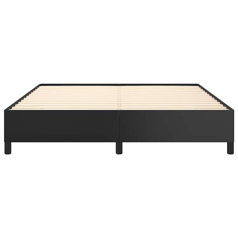 vidaXL Bed Frame, Faux Leather, No Mattress