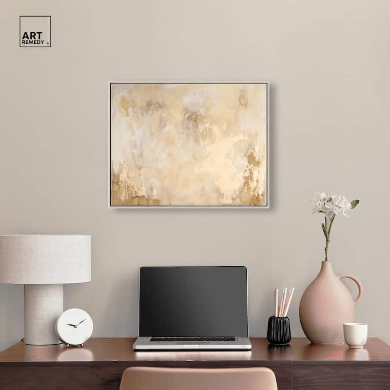Sun Brust Gilding III Canvas by Art Remedy