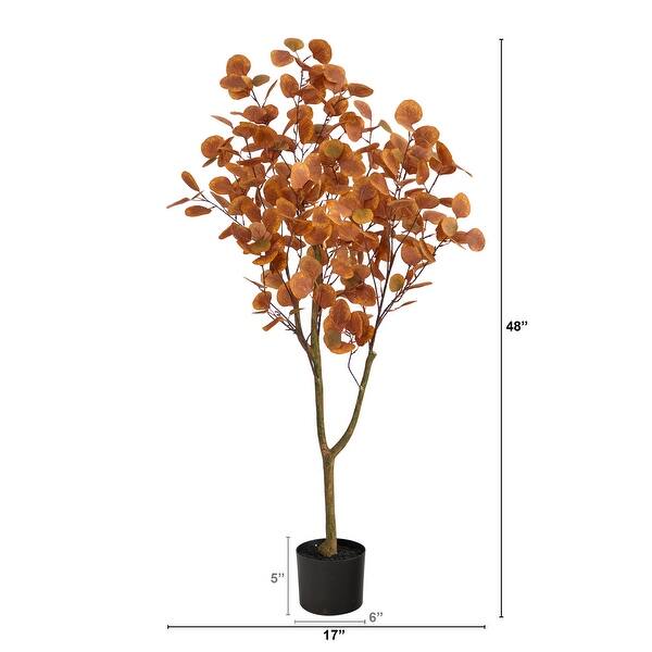 4' Autumn Eucalyptus Artificial Tree Bed Bath & Beyond 33820932