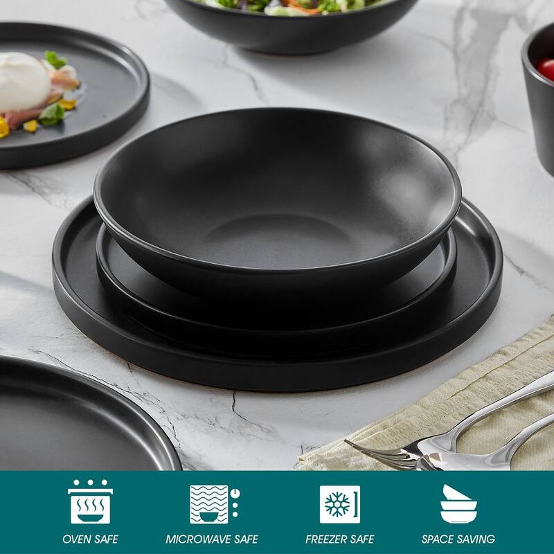 vancasso PLAYB Stoneware Dinnerware Set Service for 6