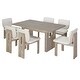 preview thumbnail 8 of 13, 7-Piece Retro Dining Table Set for 6