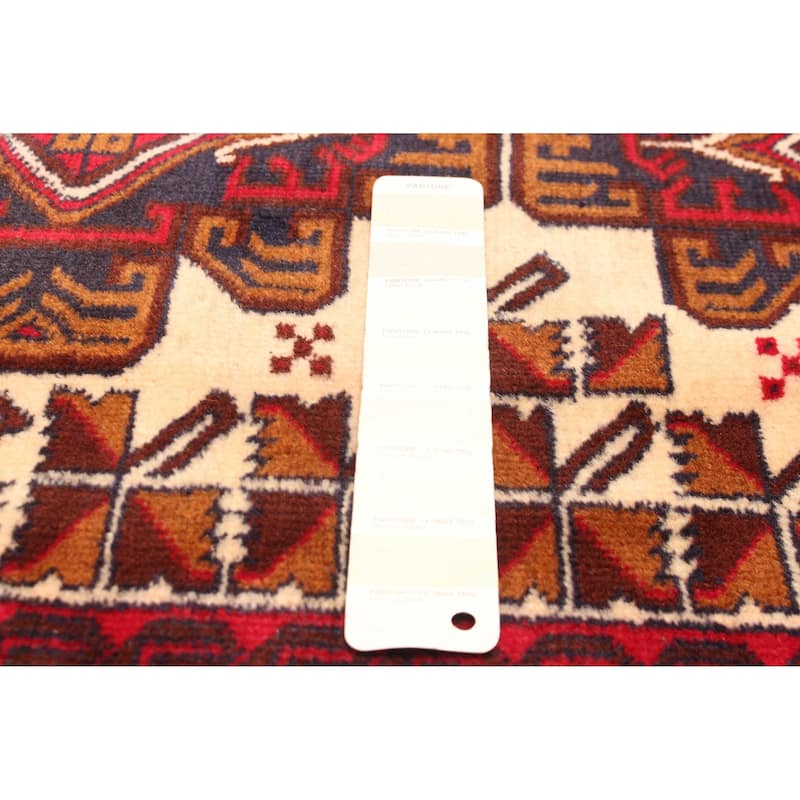 ECARPETGALLERY Hand-knotted Teimani Cream Wool Rug - 3'8 x 6'4