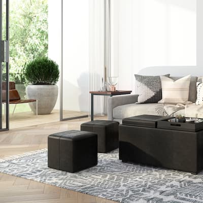 Wyndenhall Parrish 6 x 9 Area Rug Contemporary in Ivory and Grey - 6 ft x 9 ft 72"d x 108"w x 0.5" h