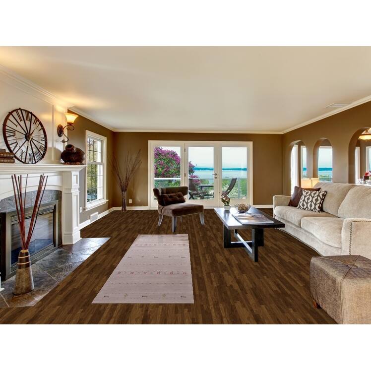 Hand Knotted Oriental 100% Wool Carpet Tribal Animal Pictorial Brown Gabbeh Runner Rug - 9' 10'' X 2' 9''
