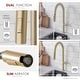 preview thumbnail 64 of 71, Single Handle Pull-Down Sprayer Kitchen Faucet K-141 - Height: 17.25" Spout H: 9" Spout R: 9"