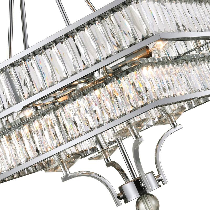 Shalia 8 Light Chandelier With Chrome Finish