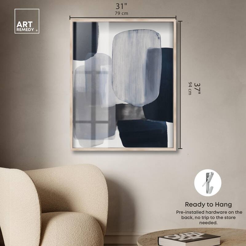 Oceanic Forms I Shadowbox by Art Remedy