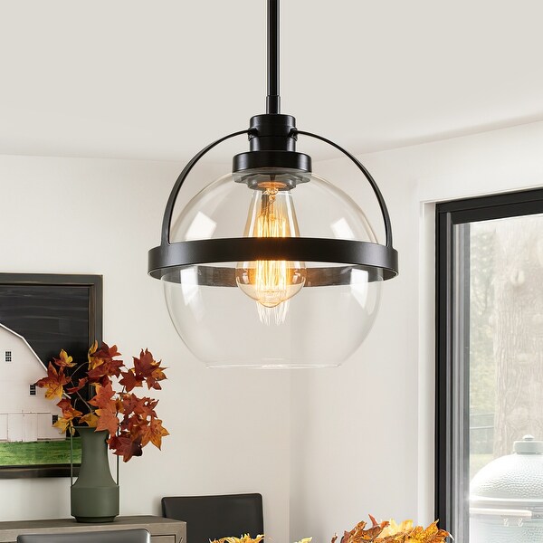 Single globe chandelier outlet