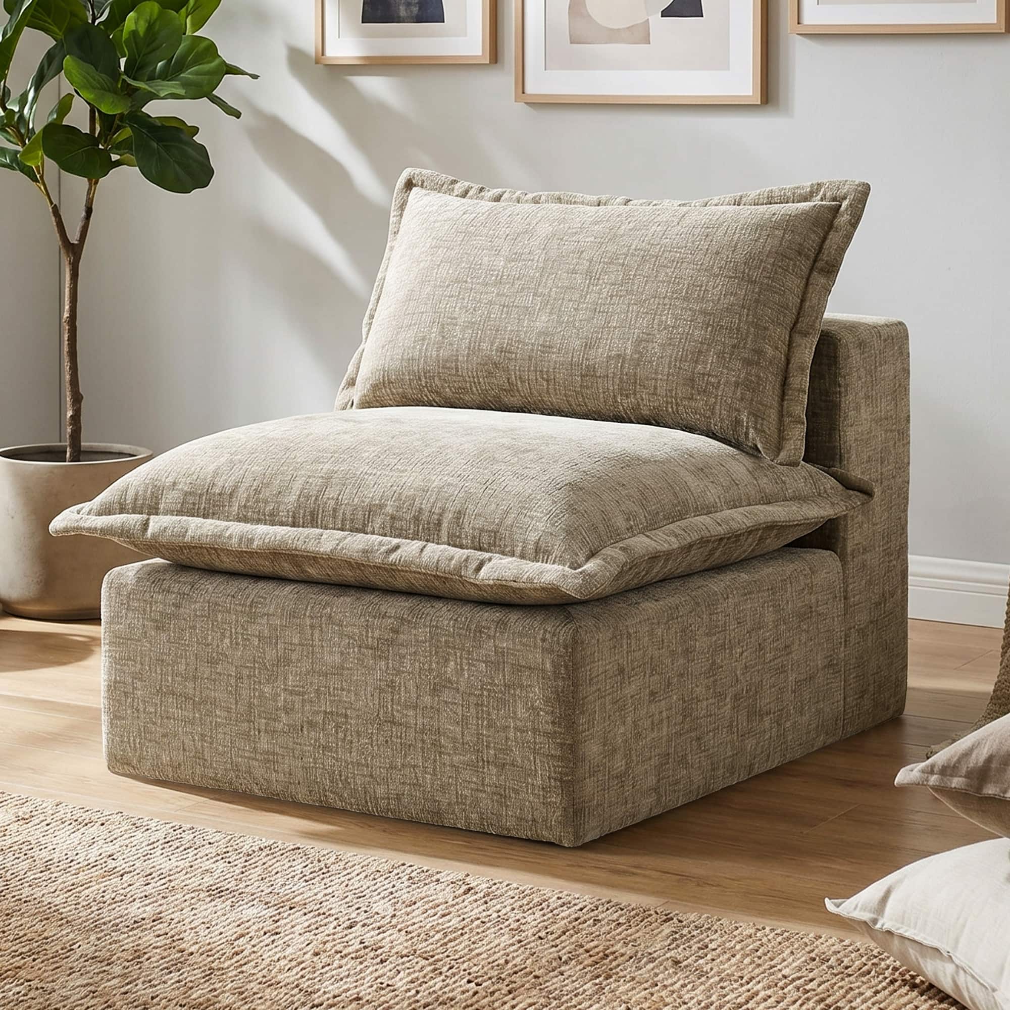 Option Camel/Armless chair
