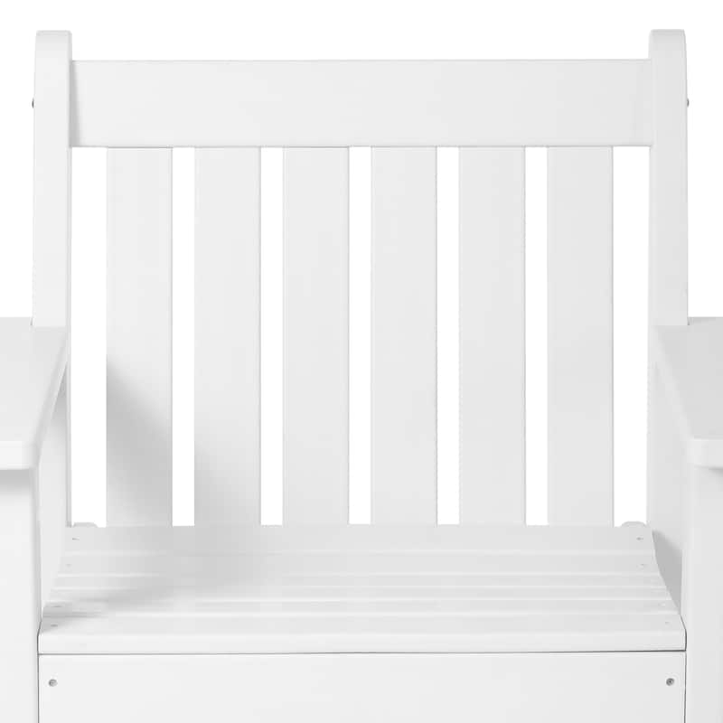 Polytrends Laguna HDPE Outdoor Dining Garden Arm Chair