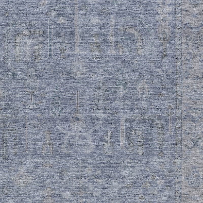 HomeRoots Oriental Traditional Rectangle Outdoor Rug