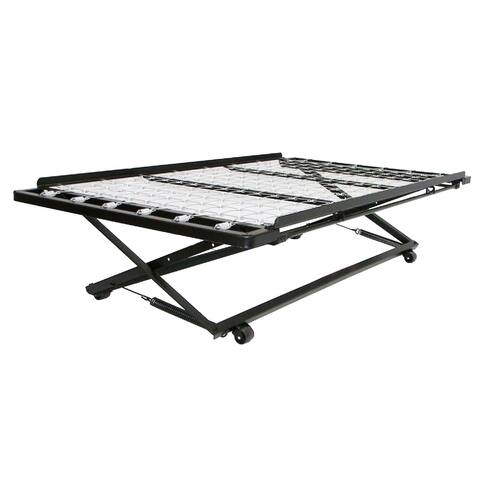 Pop Up Trundle of High Carbon Rail Steel, Black