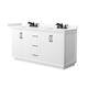 Option White / Giotto Quartz Top / Matte Black Hardware