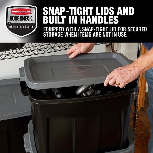 Storage Box Rubbermaid Roughneck 66 Qt Rubbermaid Totes 25 Gallon